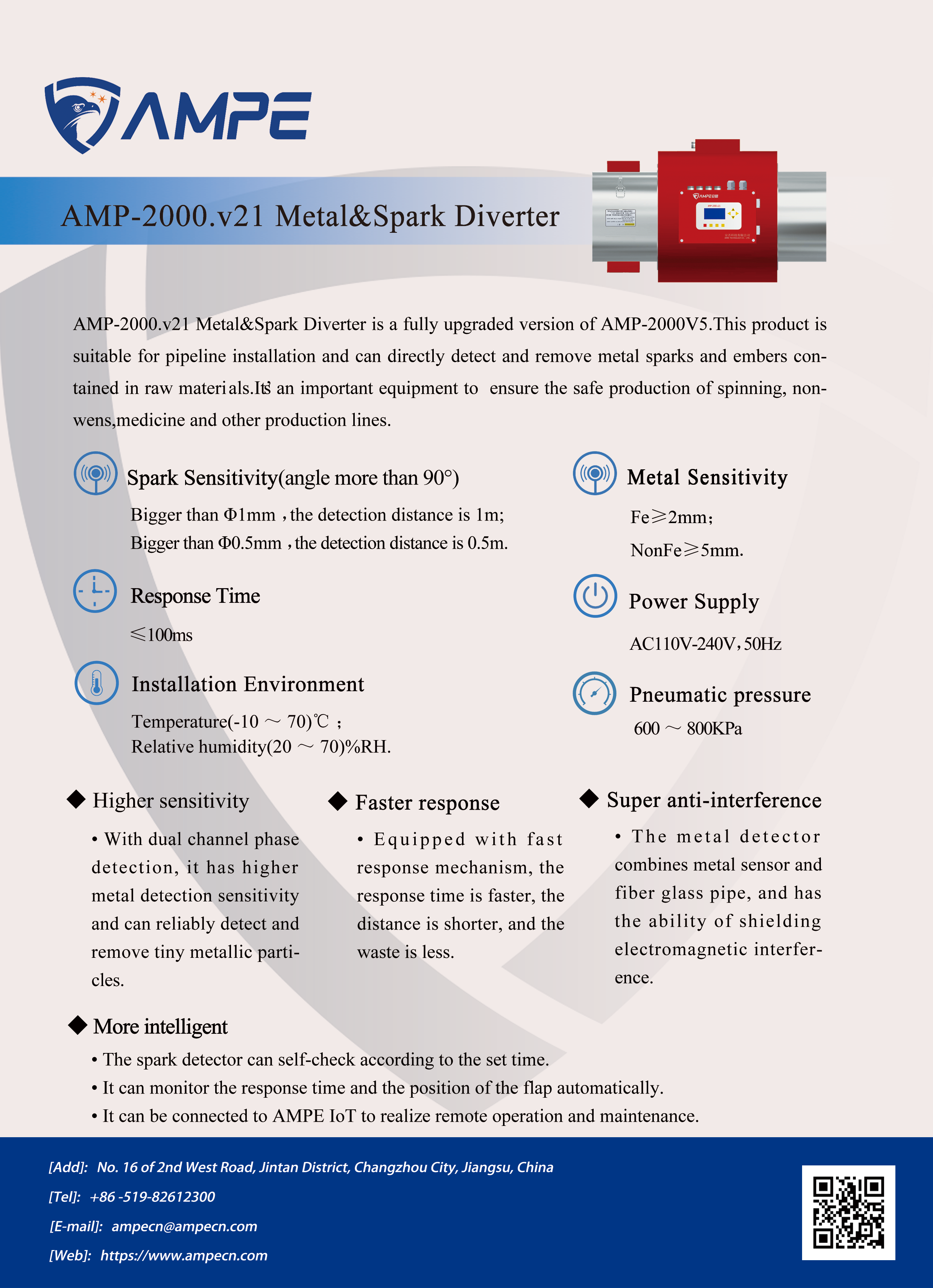AMP-2000.v21 Metal&spark diverter