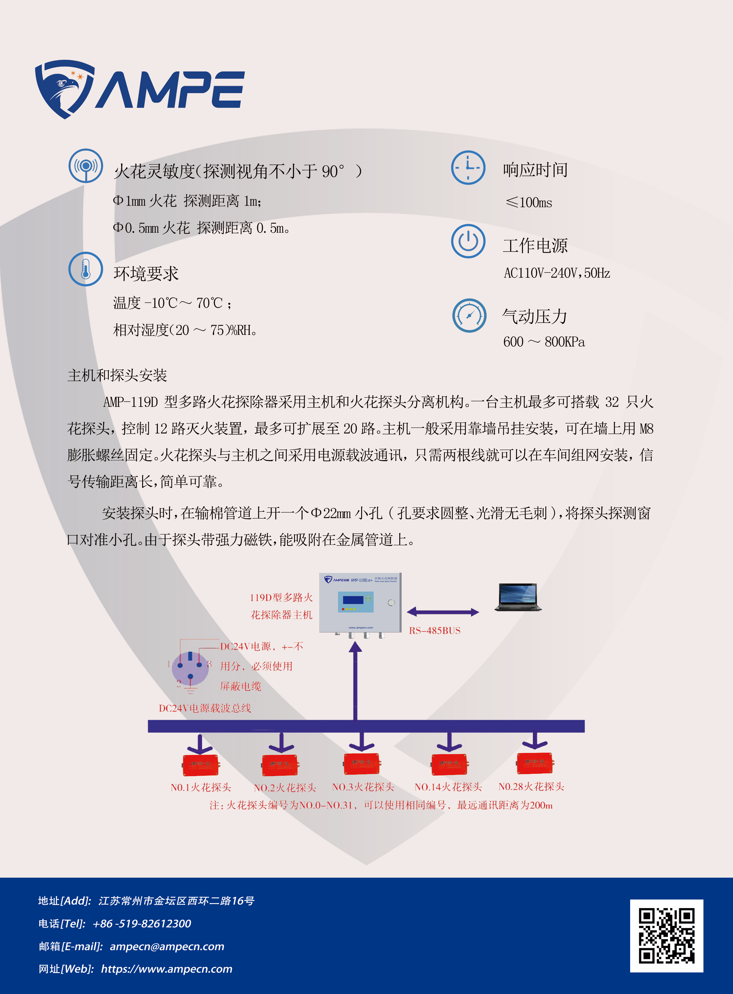 AMP-119D..v21型多路火花探除器