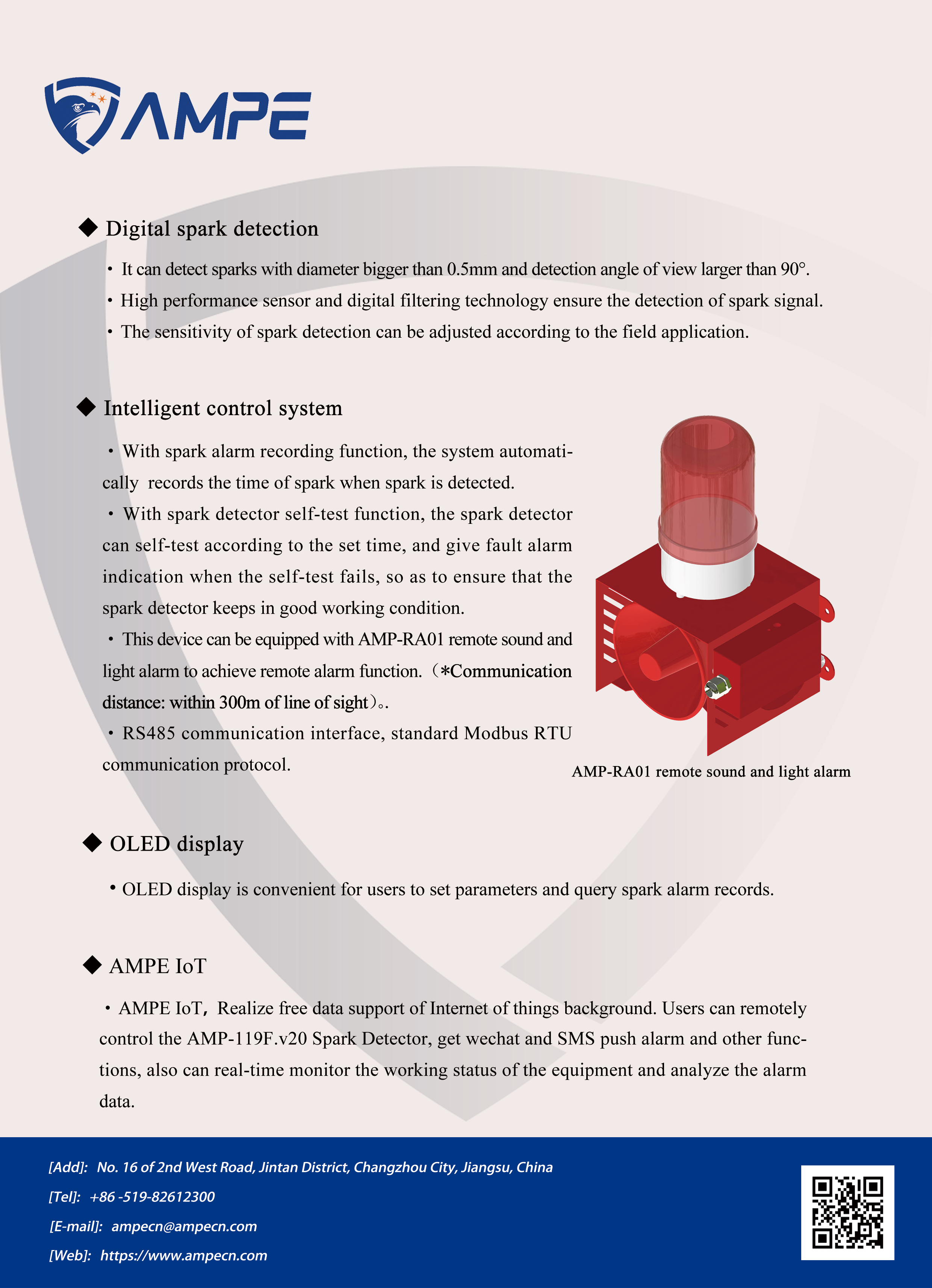 AMP-119F.v20 type spark detector