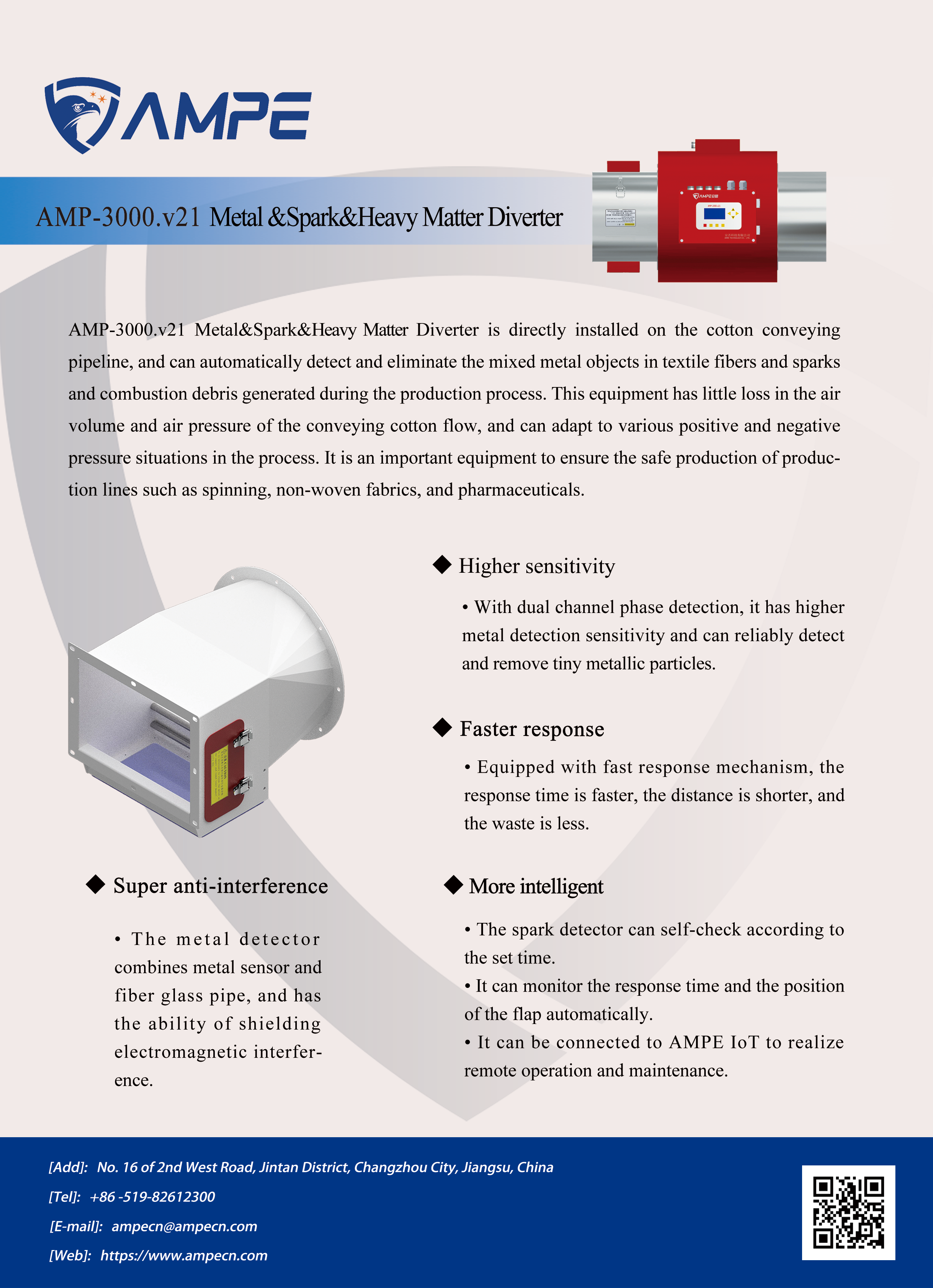 AMP-3000.v21 Metal &Spark&Heavy Matter Diverter